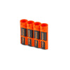 Storacell Slimline 4 18650 Battery Caddy (Orange) - Image 1