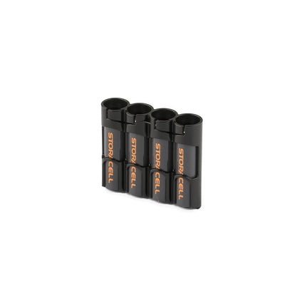 Storacell Slimline 4 18650 Battery Caddy (Tuxedo Black)