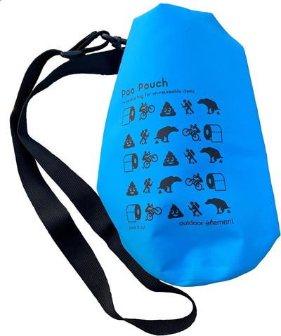 Outdoor Element Poo Pouch - Blue or Green