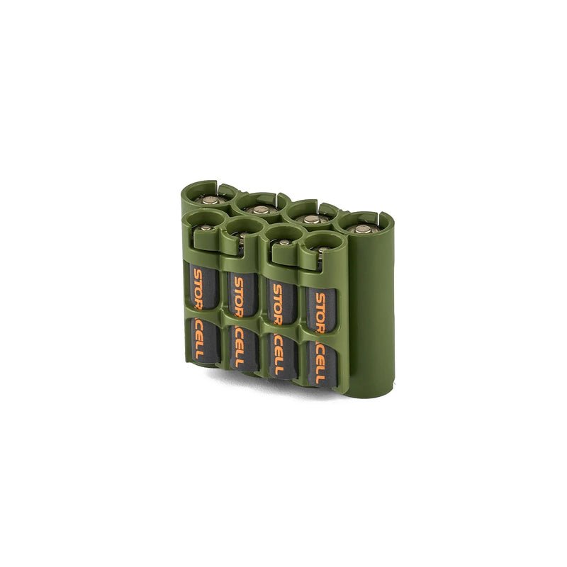 Storacell AA/AAA Combo Battery Caddy (Military Green)