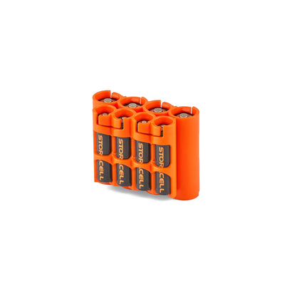 Storacell AA/AAA Combo Battery Caddy (Orange)