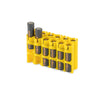Storacell 12 AAA Battery Caddy (Yellow) - Image 2