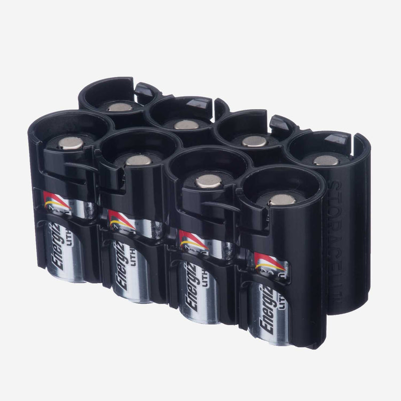 Storacell 8 CR123 Battery Caddy