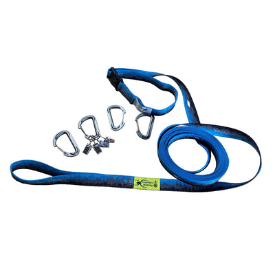 Outdoor Element Charlottes Webbing 12ft Camp Organizer + Carabiners & Clips