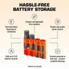 Storacell Slimline 4 AA Battery Caddy (Orange) - Image 4