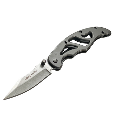 Outdoor Element Folding Feather Folding Knife