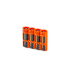 Storacell Slimline 4 AA Battery Caddy (Orange) - Image 1
