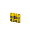 Storacell Slimline 4 AA Battery Caddy (Yellow) - Image 1