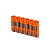 Storacell Slimline 6 AA Battery Caddy (Orange) - Image 1