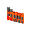 Storacell Slimline 6 AA Battery Caddy (Orange) - Image 2