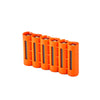 Storacell Slimline 6 AA Battery Caddy (Orange) - Image 3