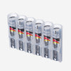 Storacell Slimline 6 AAA Battery Caddy (Clear) - Image 1