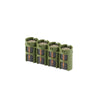 Storacell Slimline 4 C Battery Caddy (Military Green) - Image 1