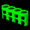 Storacell Slimline 4 C Battery Caddy - Moonshine Glow - Image 1
