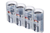 Storacell Slimline 4 CR123 Battery Caddy (Clear) - Image 2
