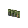 Storacell Slimline 4 CR123 Battery Caddy (Military Green) - Image 1