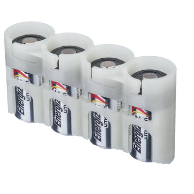 Storacell Slimline 4 CR123 Battery Caddy (Moonshine)