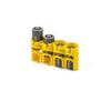 Storacell Slimline 4 CR123 Battery Caddy (Yellow) - Image 2
