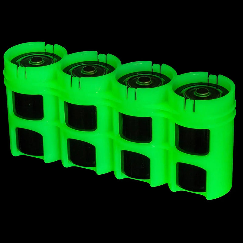 Storacell Slimline 4 D Battery Caddy - Moonshine Glow
