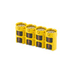 Storacell Slimline 4 D Battery Caddy (Yellow) - Image 1