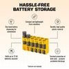 Storacell 12 AA Battery Caddy (Yellow) - Image 3