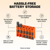 Storacell 12 AAA Battery Caddy (Orange) - Image 3