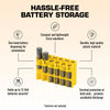 Storacell 12 AAA Battery Caddy (Yellow) - Image 3