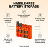 Storacell AA/AAA Combo Battery Caddy (Orange) - Image 3