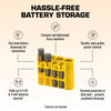Storacell AA/AAA Combo Battery Caddy (Yellow) - Image 3