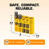 Storacell AA/AAA Combo Battery Caddy (Yellow) - Image 4