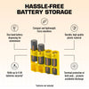 Storacell Slimline 4 AA Battery Caddy (Yellow) - Image 4