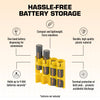 Storacell Slimline 4 AAA Battery Caddy (Yellow) - Image 4