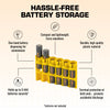 Storacell Slimline 6 AAA Battery Caddy (Yellow) - Image 4