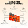 Storacell Slimline 4 CR123 Battery Caddy (Orange) - Image 4