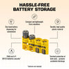 Storacell Slimline 4 CR123 Battery Caddy (Yellow) - Image 4
