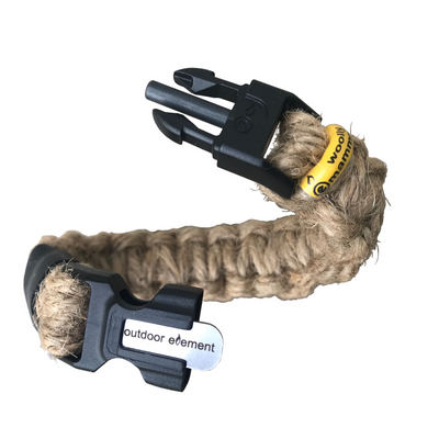 Outdoor Element Wooly Mammoth Survival Bracelet