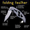 Outdoor Element Folding Feather Folding Knife - Image 2